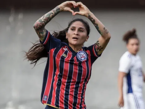 Yenny Acuña anota su primer gol en el Bahía de Brasil