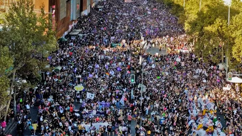 Día Internacional de La Mujer 8M en Santiago (2022)