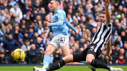 Phil Foden inició el camino al triunfo del Manchester City sobre el Newcastle.