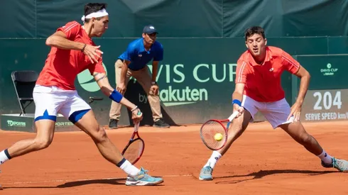 Tabilo y Barrios la rompieron en tres sets y se metieron en semis de dobles en el ATP 250 de Santiago.