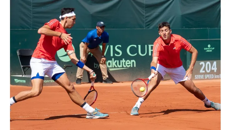 Tabilo y Barrios la rompieron en tres sets y se metieron en semis de dobles en el ATP 250 de Santiago.