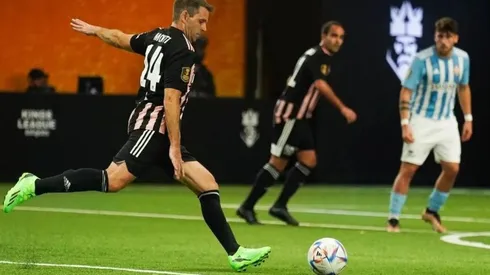 Montillo debutó anotando un gol en la Kings League