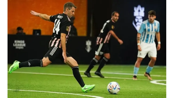 Montillo debutó anotando un gol en la Kings League