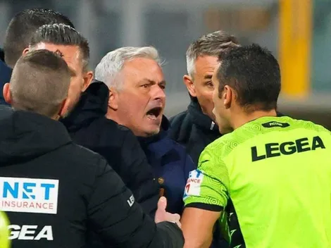 Filtran video de árbitro contra Mou: "Todos se burlan de ti"