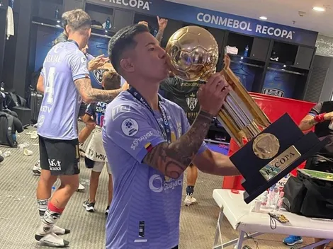 El íntimo festejo de Matías Fernández con la Recopa