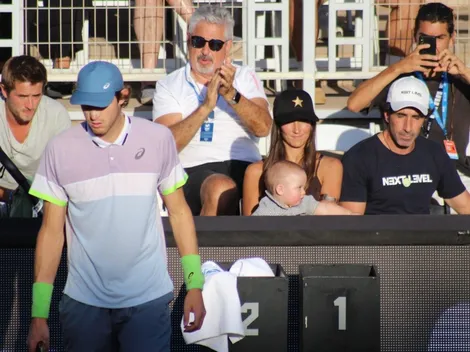 Jarry celebra con su guagua en la cancha: "Le da fuerzas"