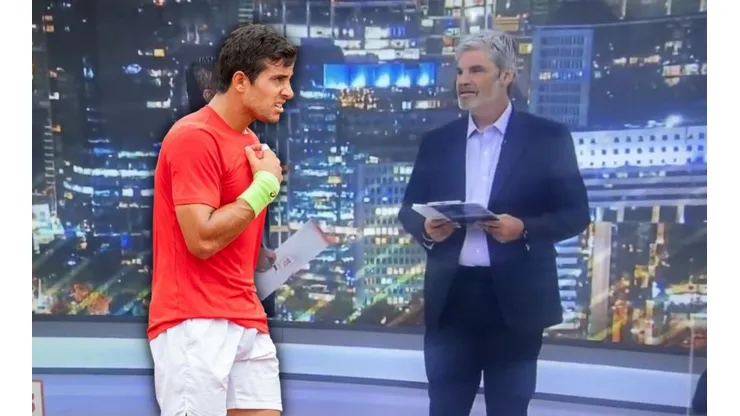 Guarello cerró el noticiero informando que Garin perdió con Thiem, y en San Carlos de Apoquindo la algarabía era total por el triunfazo de Gago.