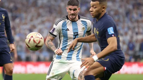 Rodrigo De Paul ganó la Copa América y la Copa del Mundo con Argentina.