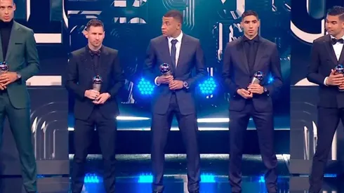 Parte de los ganadores del equipo ideal del año