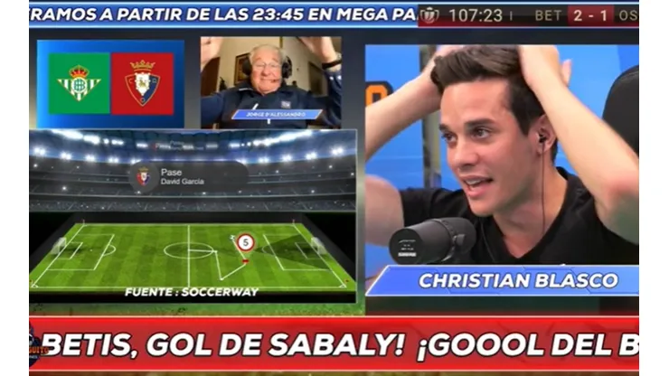 Así reaccionó El Chiringuito al gol de Osasuna contra Claudio Bravo y Real Betis.
