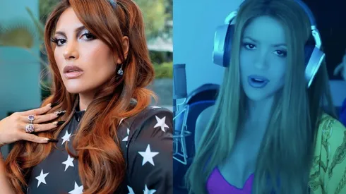 Karen Bejarano y Shakira.