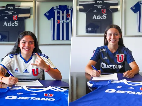 Karen Fuentes y Monserrat González firmaron su primer contrato profesional