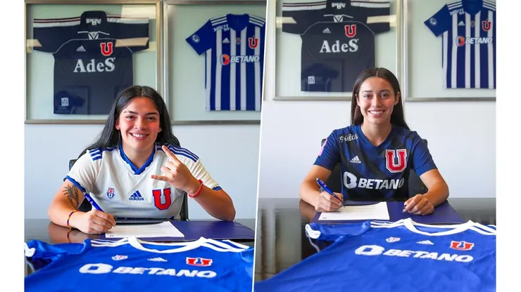 Monseta y Karen firmaron por dos años con la U