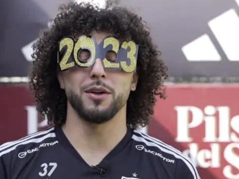 Falcón pelusea para recibir el 2023 en Colo Colo