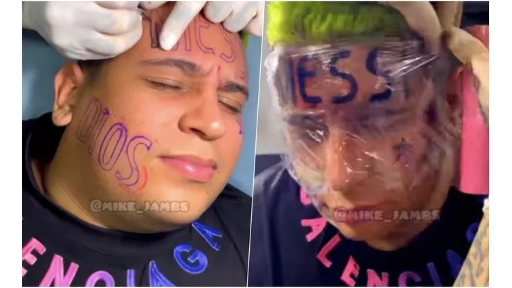 La locura que hizo Mike Jambs en honor a Messi.