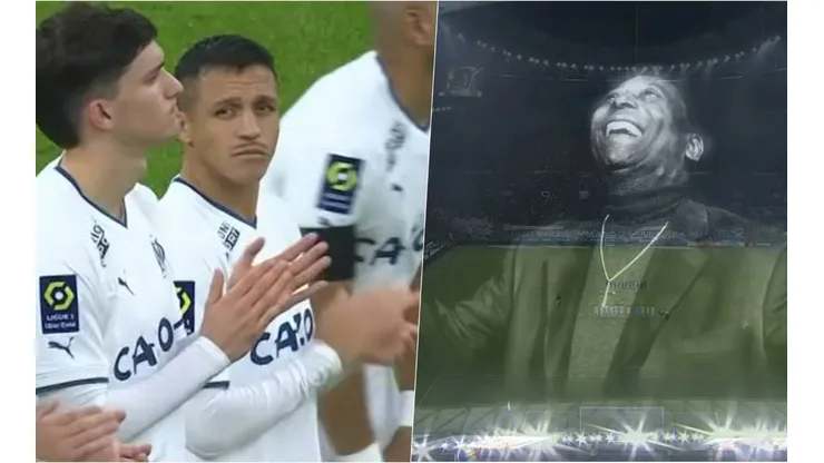 Alexis Sánchez pudo brindarle un último aplauso al futbolista más grande del siglo pasado, el gran Pelé