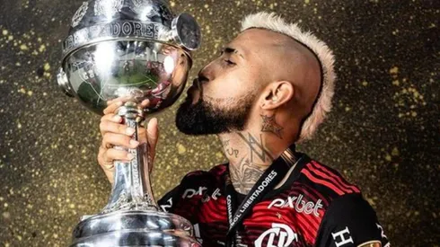 Arturo Vidal alcanzó la Copa Libertadores en su regreso a Sudamérica en 2022
