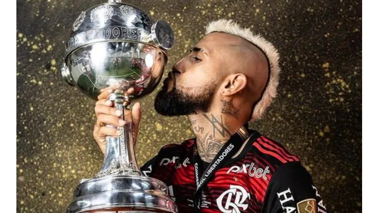 Arturo Vidal alcanzó la Copa Libertadores en su regreso a Sudamérica en 2022