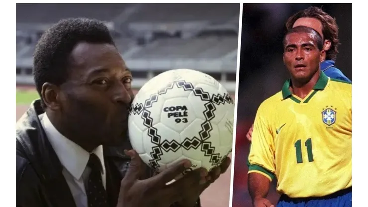 Pese a las diferencias, Romario dedicó sentidas palabras para Pelé.
