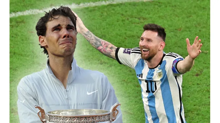 Nadal afirmó que lloró viendo a Messi en la final del mundial.