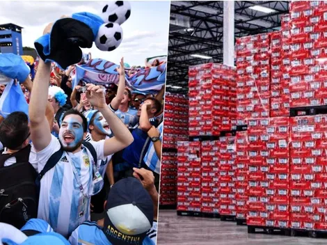 Locura en Argentina por las cervezas regaladas para celebrar el título
