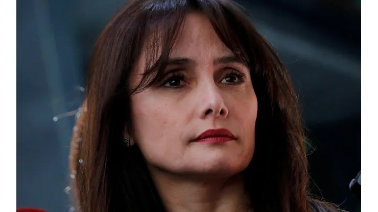Marta Herrera en el Centro de Justicia.