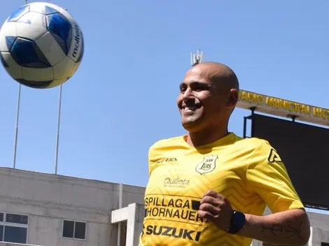 Chupete Suazo motivadísimo como refuerzo de San Luis