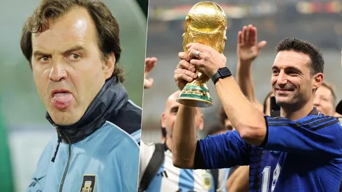 Bielsa fue clave en el cuerpo técnico que encabezó Scaloni