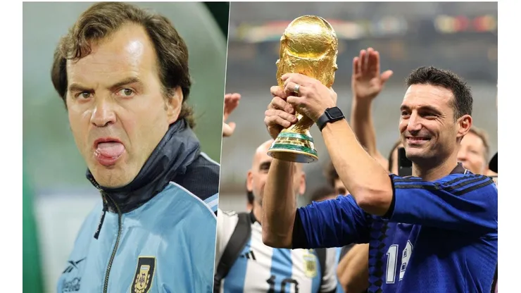Bielsa fue clave en el cuerpo técnico que encabezó Scaloni