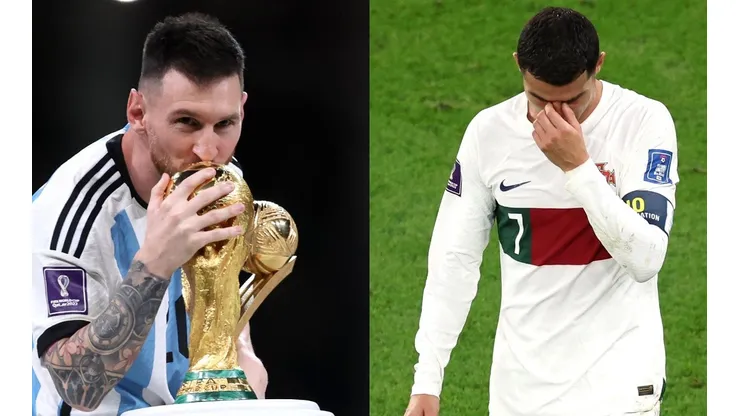 Messi y Cristiano Ronaldo tuvieron una dispar presentación en Qatar 2022.