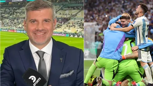 Gustavo Kuffner quedó muy emocionado con la consagración de Argentina.