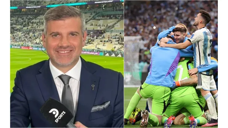 Gustavo Kuffner quedó muy emocionado con la consagración de Argentina.