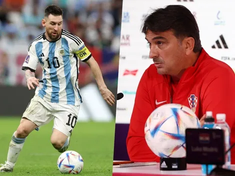 DT de Croacia y su fórmula para frenar a Messi: "No corre mucho"
