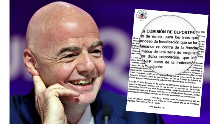 Los diputados esperan que Gianni Infantino se dé el tiempo de revisar antececendes de la ANFP