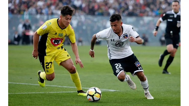 José Aguilera jugando por Colo Colo