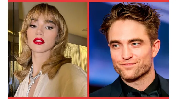 Suki Waterhouse junto a Robert Pattinson.