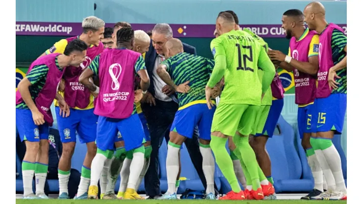 Tite festejó como uno más uno de los goles de Brasil a Corea del Sur.