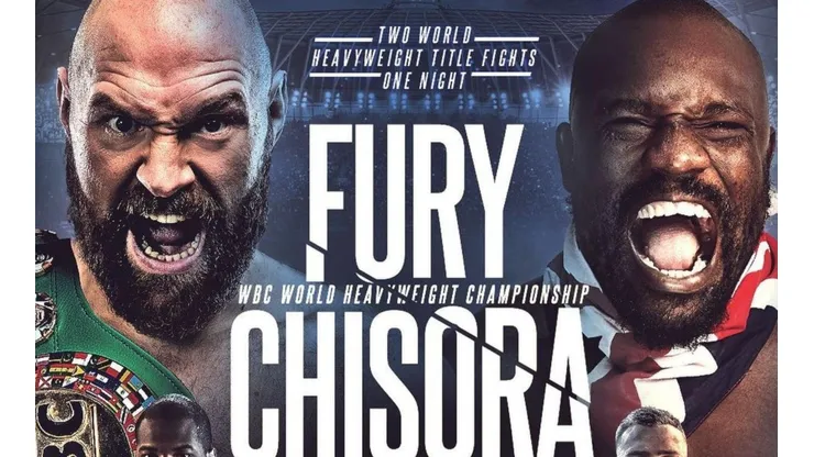 Fury y Chisora se enfrentan una vez más encima del cuadrilátero.