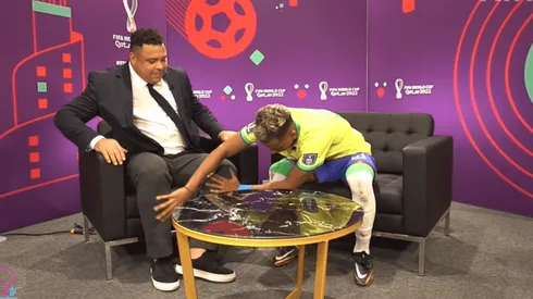 El momento en que Rodrygo le pide un poco de su magia a Ronaldo.