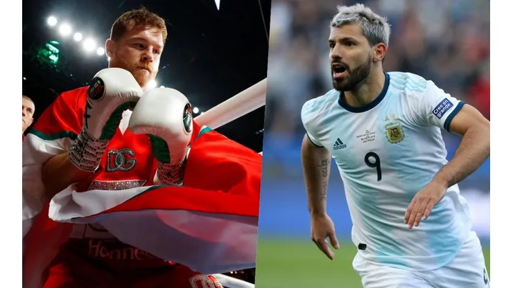 El diálogo entre Canelo y el Kun pasó de Twitter a WhatsApp