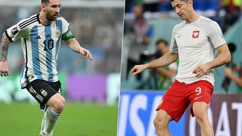 Lionel Messi y Robert Lewandowski