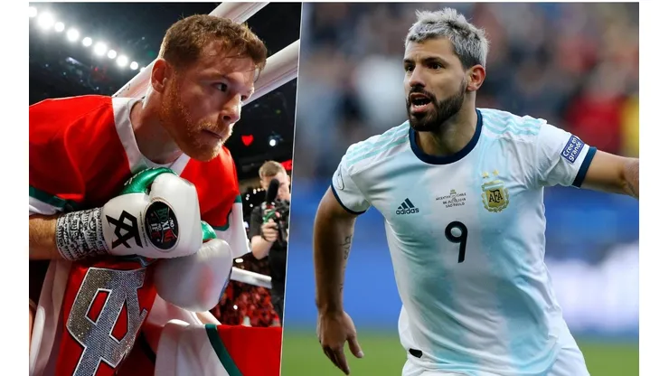 Canelo Álvarez se enojó ahora con el Kun Agüero