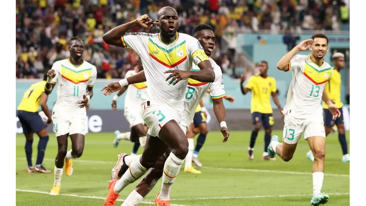 Koulibaly celebra el gol de la victoria