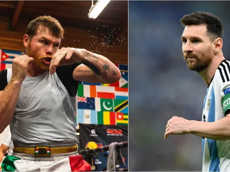 Canelo Álvarez estalla y quiere pegarle a Lionel Messi