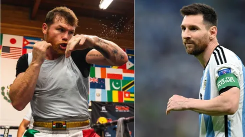 Saúl Canelo Álvarez quedó muy molesto con Lionel Messi.