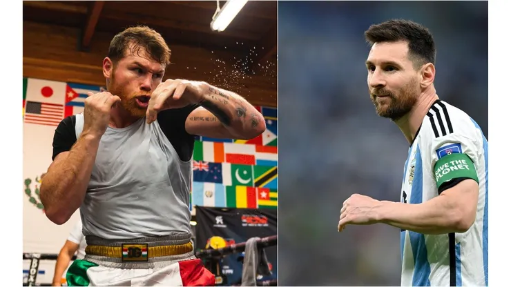 Saúl Canelo Álvarez quedó muy molesto con Lionel Messi.