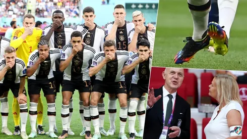 La selección alemana se manifestó por las posturas de la FIFA en Qatar 2022.