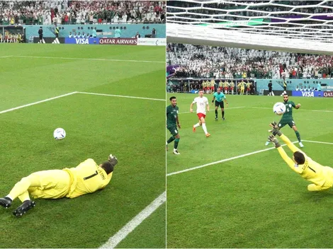 Portero de Polonia se luce con doble tapada y precisión de artista