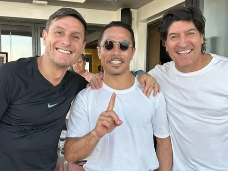 Iván Zamorano visita al chef Salt Bae en Qatar
