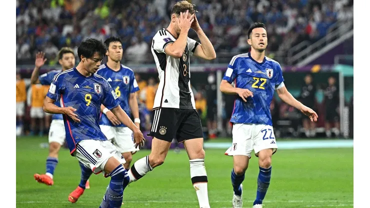Alemania cayó ante Japón y complicó sus opciones de avanzar a octavos de final.